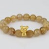 Vòng tay Thạch Anh Tóc Vàng VIP 10 Mix Vàng 24K Con Giáp – Tý