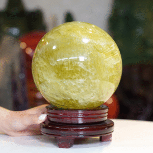 Quả cầu Thạch Anh vàng 1A 5,81kg - 16,3cm