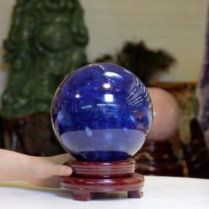 Quả cầu màu xanh biển obsidian 5,7kg - 17,2cm