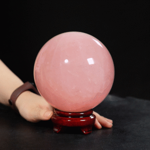 Quả cầu Thạch Anh hồng 3A 2,7kg - 12,6cm