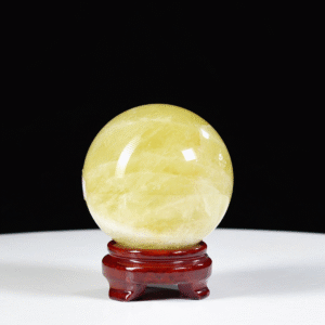 Quả cầu Thạch Anh vàng 1A 1,5kg - 10,2cm