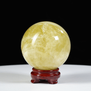 Quả cầu Thạch Anh vàng 1A 2,7kg - 12,5cm